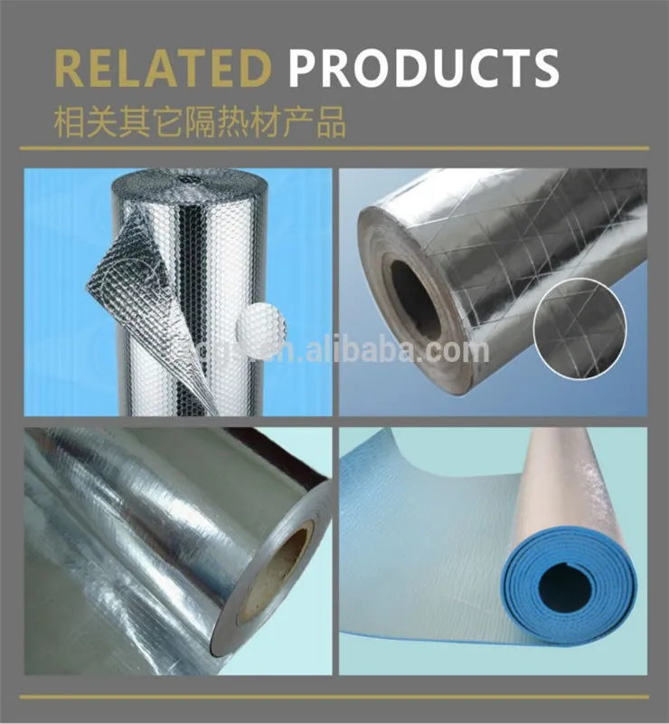 High Reflective Aluminum Foil Backed Foam Insulation Rigid Foam Board