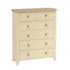 Victorian solid wood pine tall chest of drawers