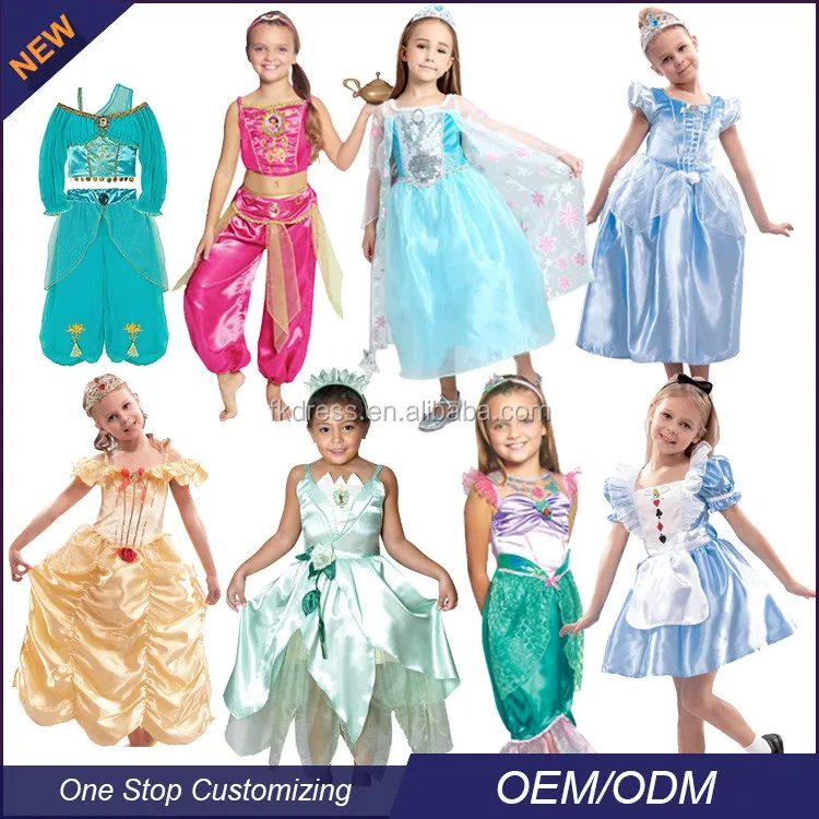 

2017 new arrival high quality carnival fancy dress costume for china kids, As shown