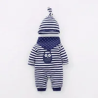 

Wholesale Striped Newborn Baby Romper for Autumn Infant Jumpsuit