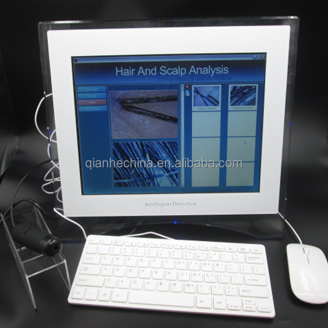 

Portable touch screen hair test machine with factory price, White