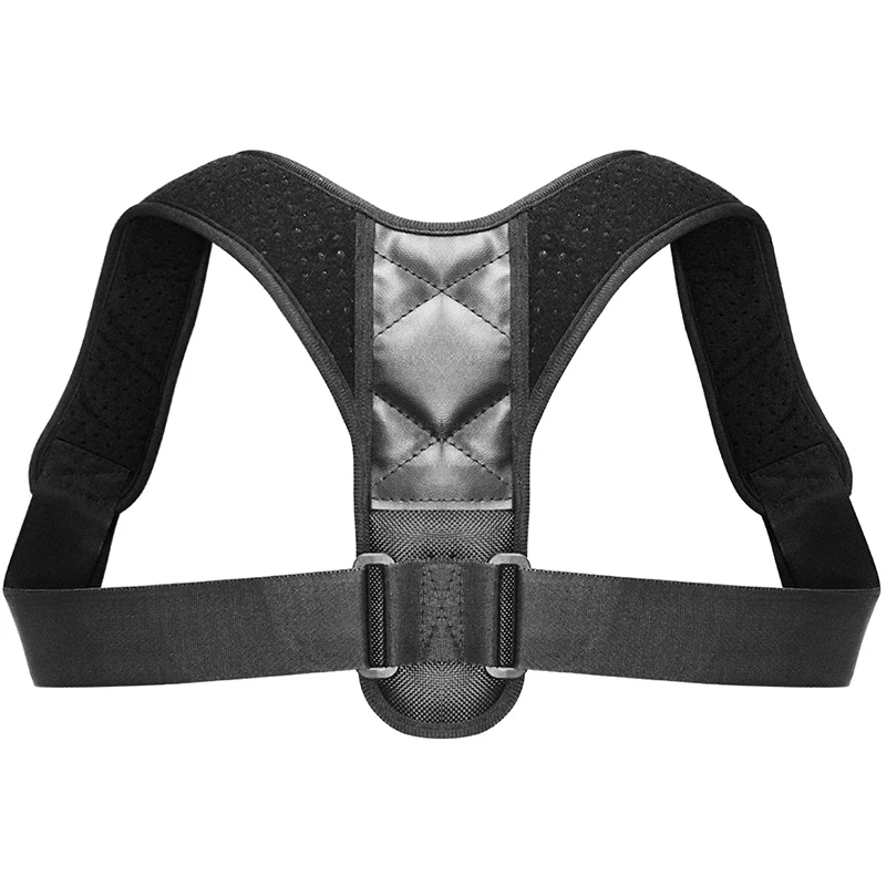 

Wholesale PU Comfortable Upper Shoulder Back Support Posture Corrector Band For Women Men, Balck;back posture corrector