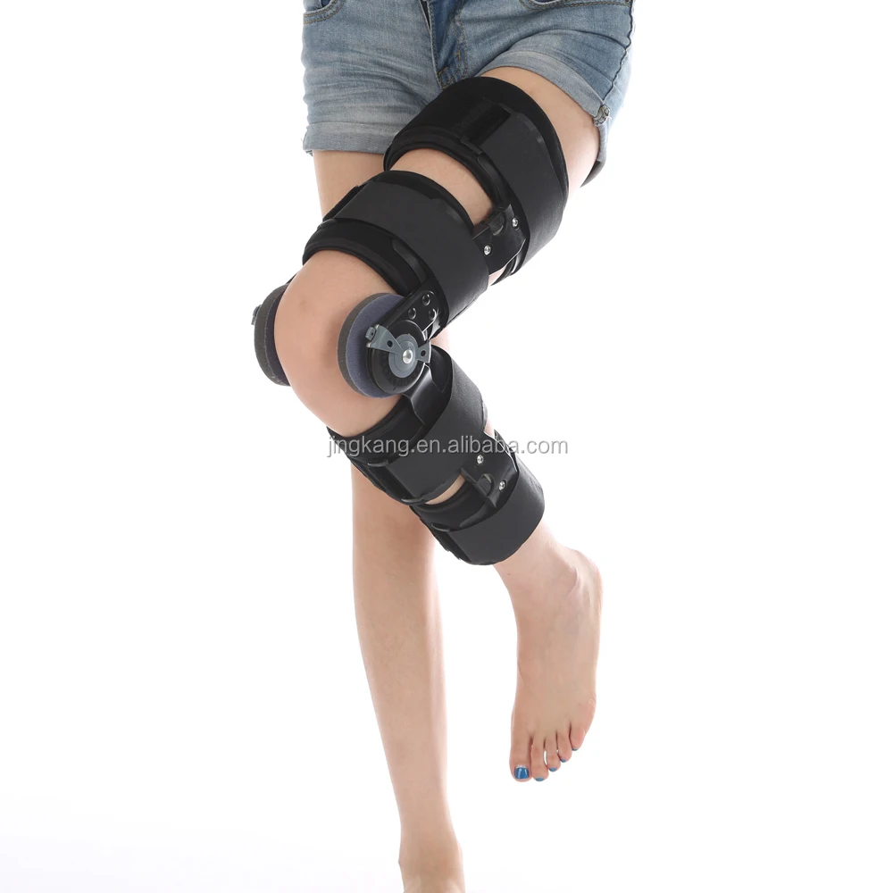 More Comfortable Length Adjustable Rom Knee Support Hinged Knee