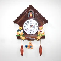 

Whole point music time art mute bronze electric digital wall clock living room creative wall clock antique cuckoo wall clock