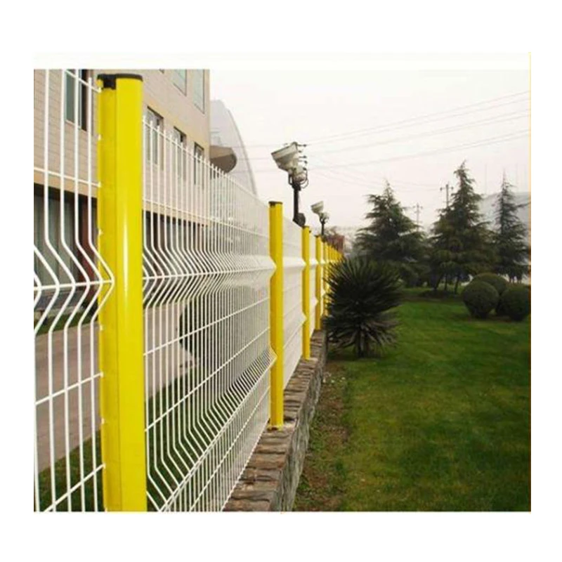 

Garden Welded Wire Mesh Metal Panels Curvy Triangle Bending Fence