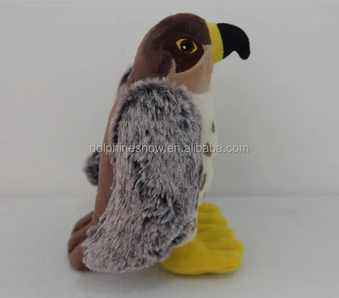 Wholesale Lifelike Stuffed Toy Wild Animal Plush Eagle Bird Toy Custom