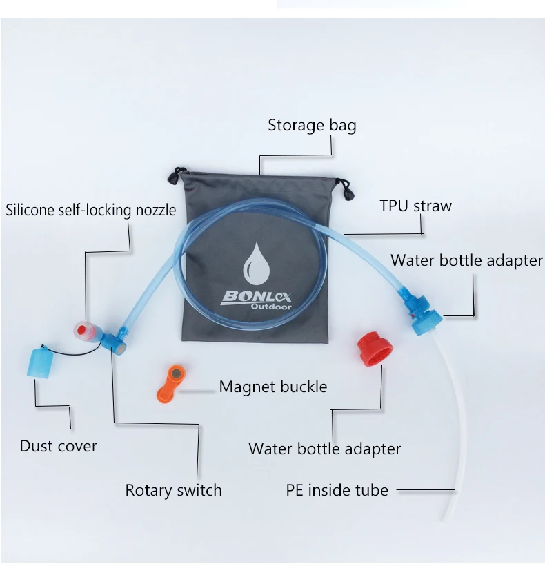 Hydration Pack Water Bladder Water Pipe With Nozzle Buy Hydration Pack water Bladder water
