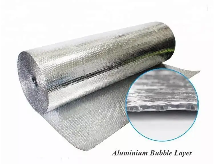 High R Value Fire Retardant Double Bubble Aluminum Foil Roll Thermal