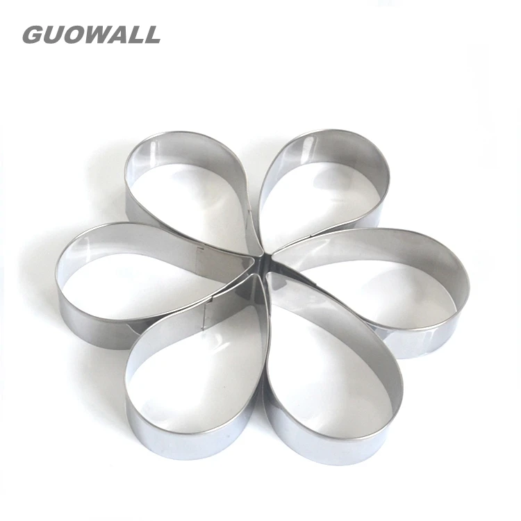 3 Tier Round Multilayer Anniversary Birthday Cake Baking Pans,Stainless Steel 3 Sizes Rings Round Molding Mousse Cake Rings Round-shape,Set of 3