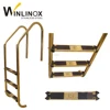Winlinox swimming pool 4 step ladder with safety rail
