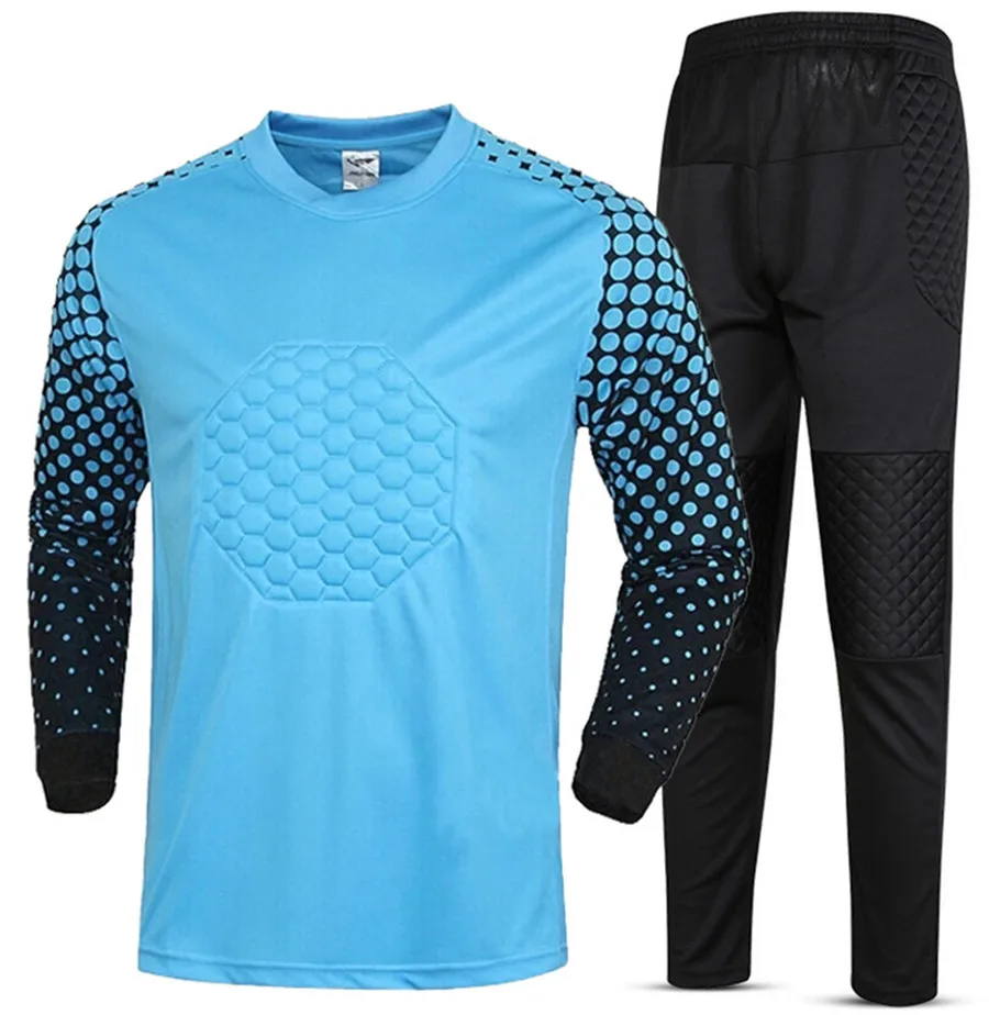 Men's Soccer Sponge Protector Suit Training Goalkeeper Jersey Uniforms Sets  - Buy Portero Uniformes De Esponja Portero Uniformes De Formación De Fútbol  Uniformes Product on Alibaba.com
