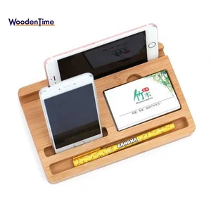 Bamboo 6 Port USB Charging Station Dock