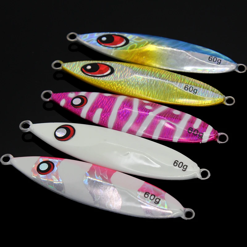 

2020 Luminous stripe bass perch lure OEM 40g 60g 80g 100g 120g 200g 350g service slowing fishing jig from China, According to your request