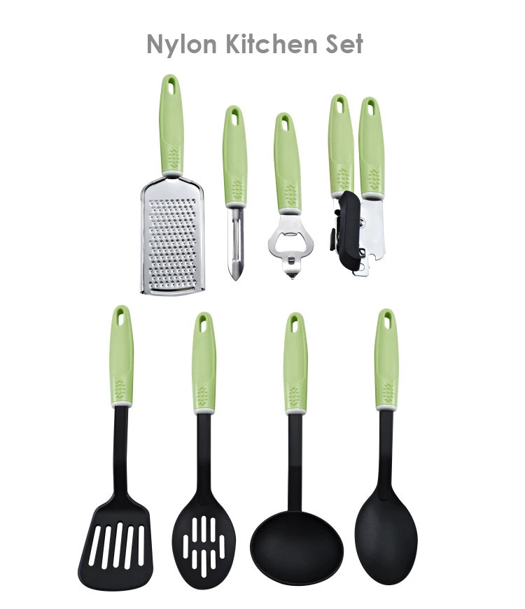 2019 Customized Private Label Kitchen Gadget Items Emerald Green Nylon