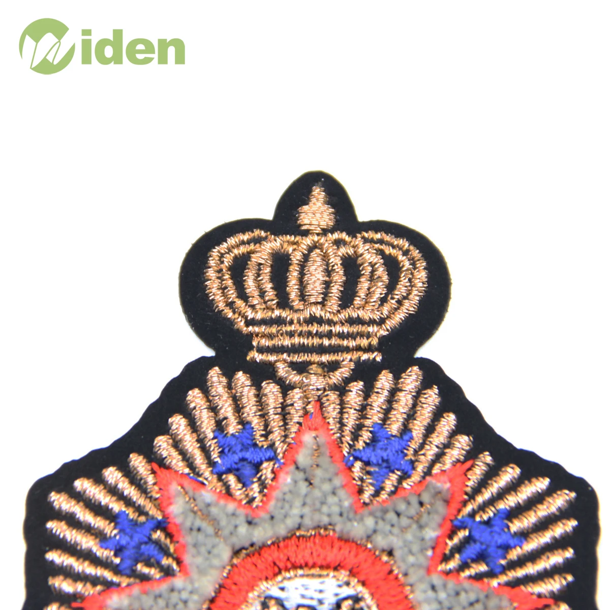 Promotion High Quality Embroidery Brand Patch Fuzzy Badge Applique
