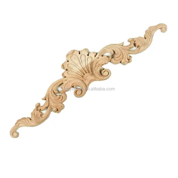 Decorative Center Scroll Wood Appliques And Onlays For ...