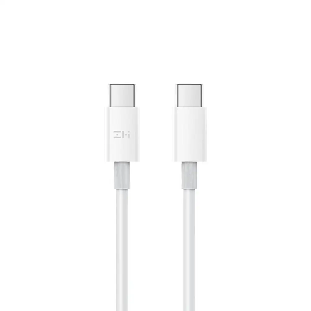 

2-Pack] ZMI USB-C to USB-C Cables 5ft Rated for 3A/60W Charge and Sync Cord, White