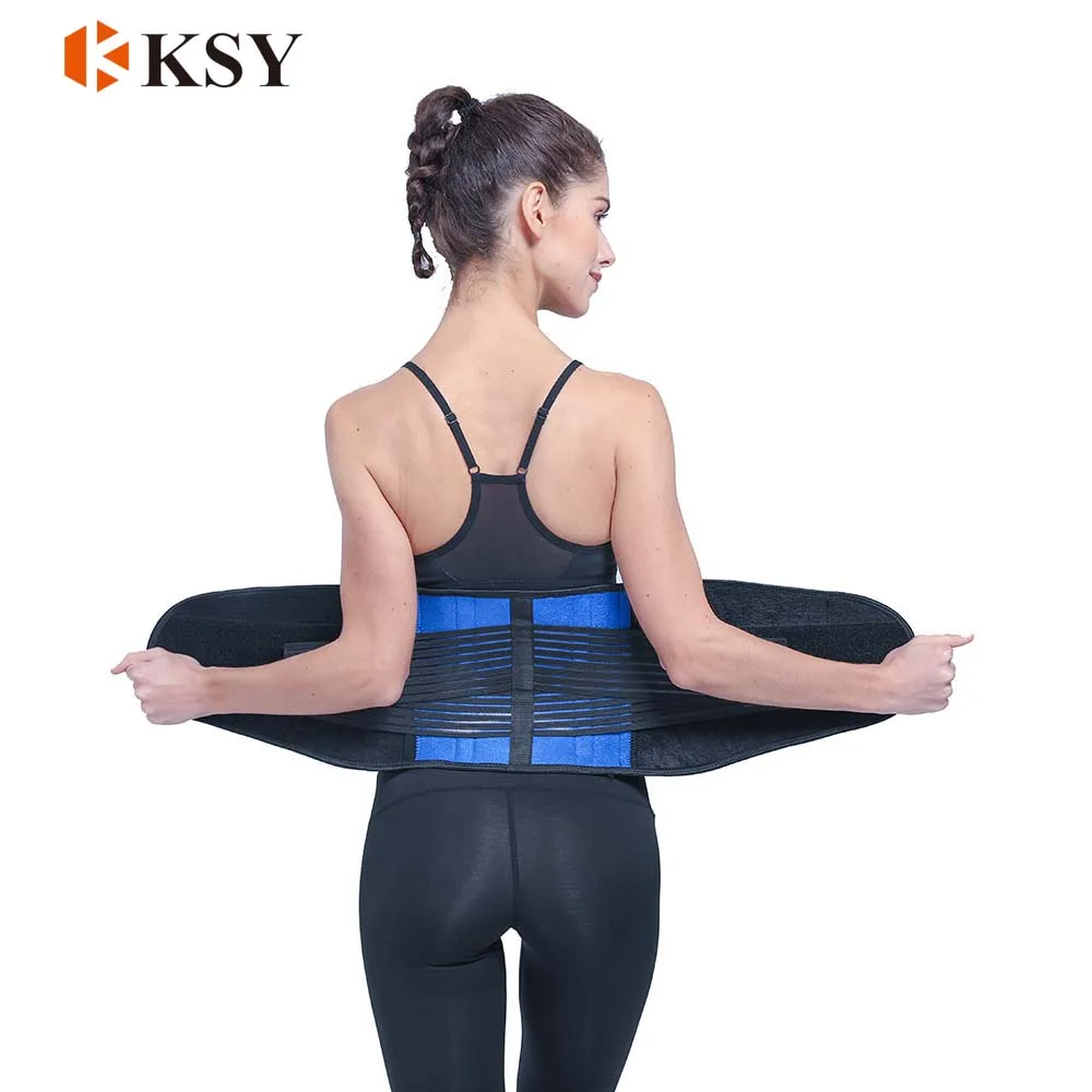 

Sports Safety Waist Belt for Trimming with Double Bands, Blue