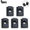 Lonten 5pcs M6/8/10/12 Threads T-slots T Slot Nuts 45 Steel Oxide Finish In Machine Tool Tables electronic component