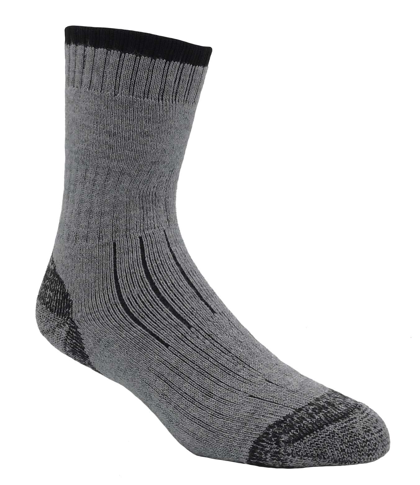 经典小腿长度模糊防滑灰色男士袜子