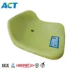 injection molded seat with advertisement plate design outdoor stadium seating