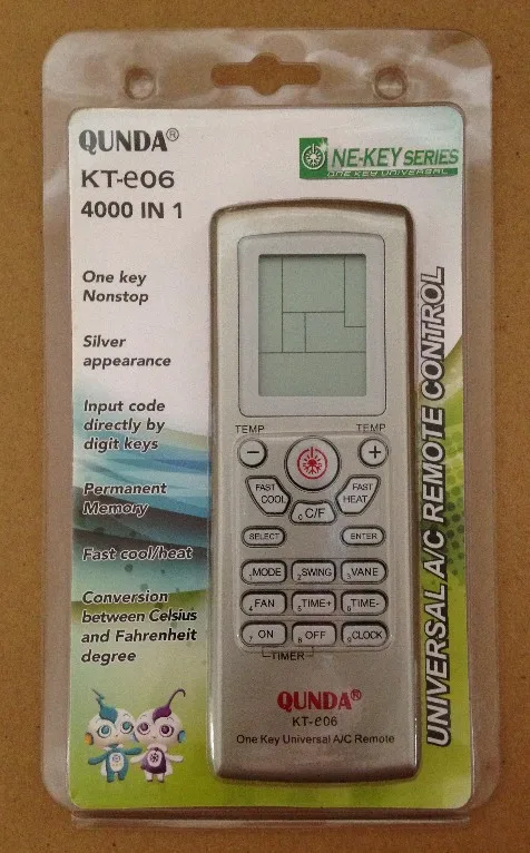 High Quality Universal Air Condition Remote Controller for A/C