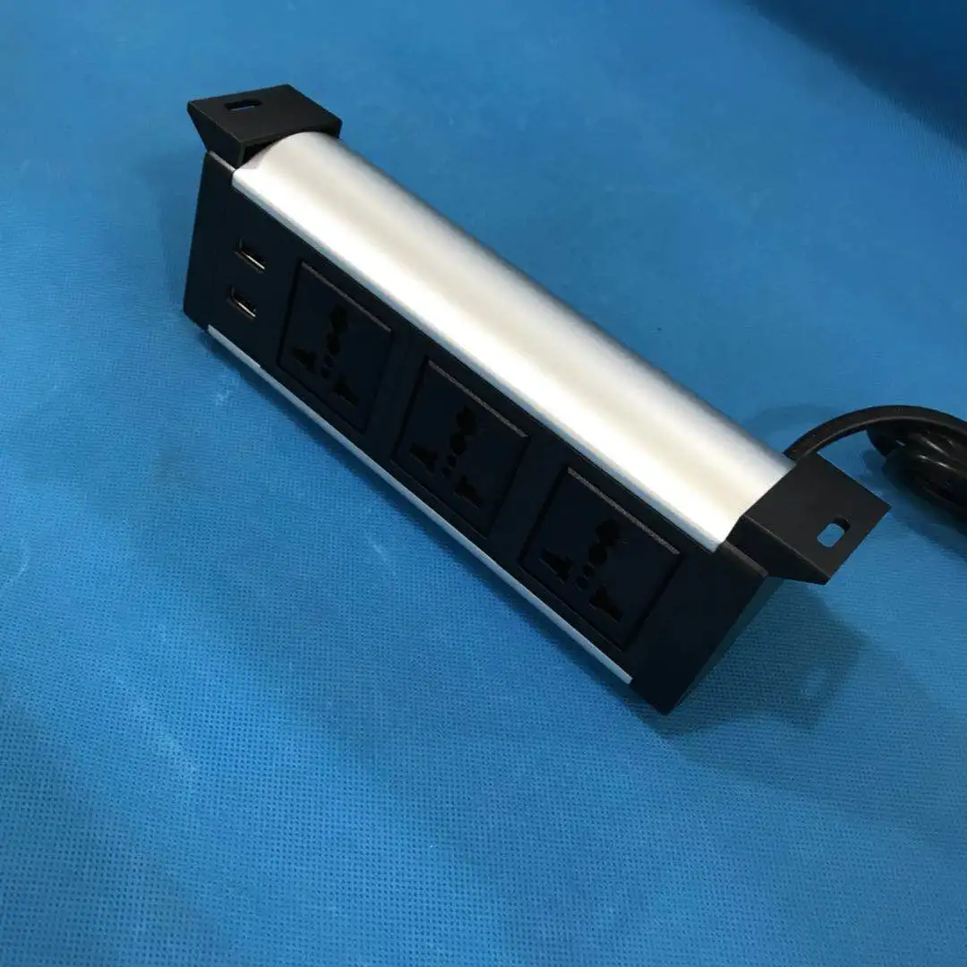 Universal Plug Under Desk Mounted Connector Panel Power Socket/hanging