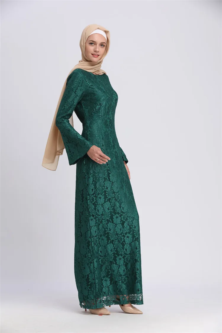 Manufacturer Of China Middle East Elegant Thick New Baju Kurung Moden With  Lace Wedding Dress Long Sleeve Muslim - Buy Wedding Dress Long Sleeve 