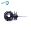 Farm wood post black electric fence wire insulators for animal