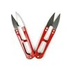 Yiwu Huaxuan sewing craft thread cutter cutting scissors with colored handle, thread scissors wholesale supplies