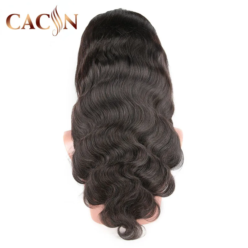 

Good brazilian human hair 360 wig with baby hair body wave, ponytail 360 lace frontal wig