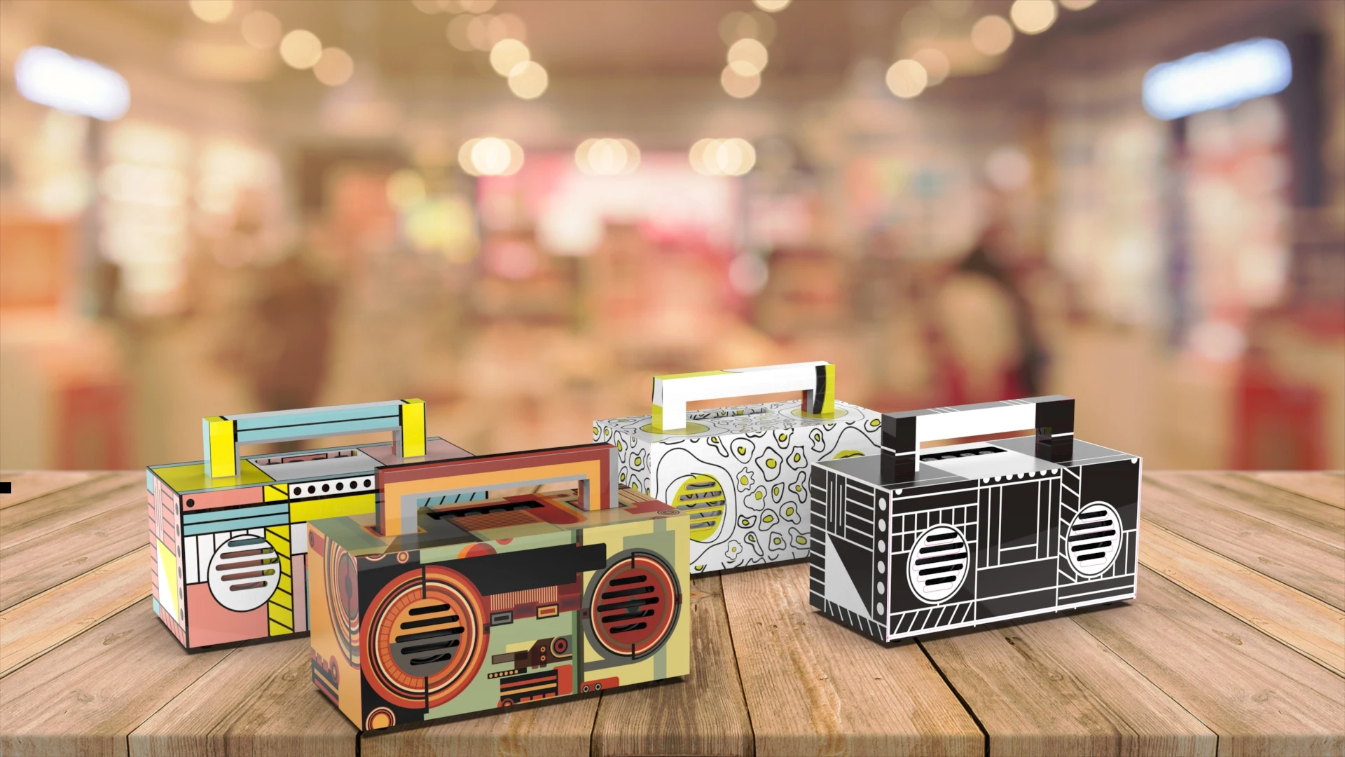 Private model patent portable mini Cardboard Paper Box Speaker - ANKUX.COM