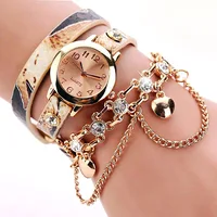 

New Popular Fashion Gold Chain Bracelet Watches Watch Women MX020B