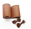 Elegance Wood Grip and leather memory steering wheel cover