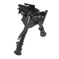 

HY Adjustable Spring Return 6-9 Inches Tactical Rifle tripod Air Gun Accessories with Adapter Riflescope Mount Hunting