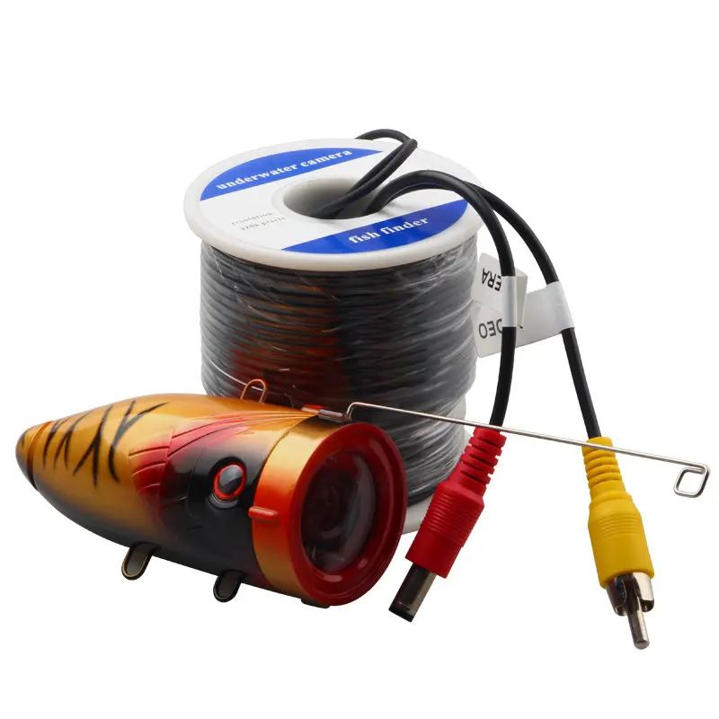 
Fish Finder 1000TVL HD Waterproof 7 Inch 30M Cable Underwater Fishing Camera Kit With DVR 12Pcs White LED Lights 