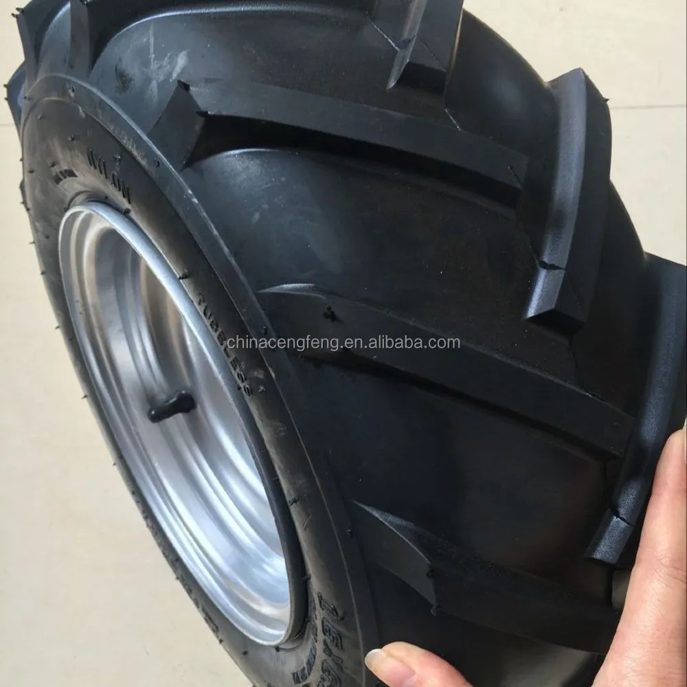 Garden Lawn Mower Turf Pattern Pneumatic Tubeless Rubber Wheel Tire