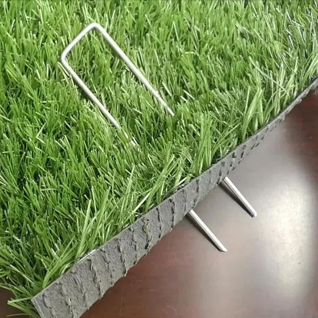 6 Inch Garden Stakes Galvanized Landscape Staples U Type Turf Staples For Artificial Grass Buy
