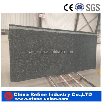 Blue Pearl Honed Granite Step With Edge Half Bullnose And Flamed