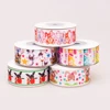 Wholesale many rabbits baby decorative ribbon .drawing design custom logo printed grosgrain ribbon