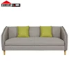 wholesale 2 seater fabric sofa with throw pillow
