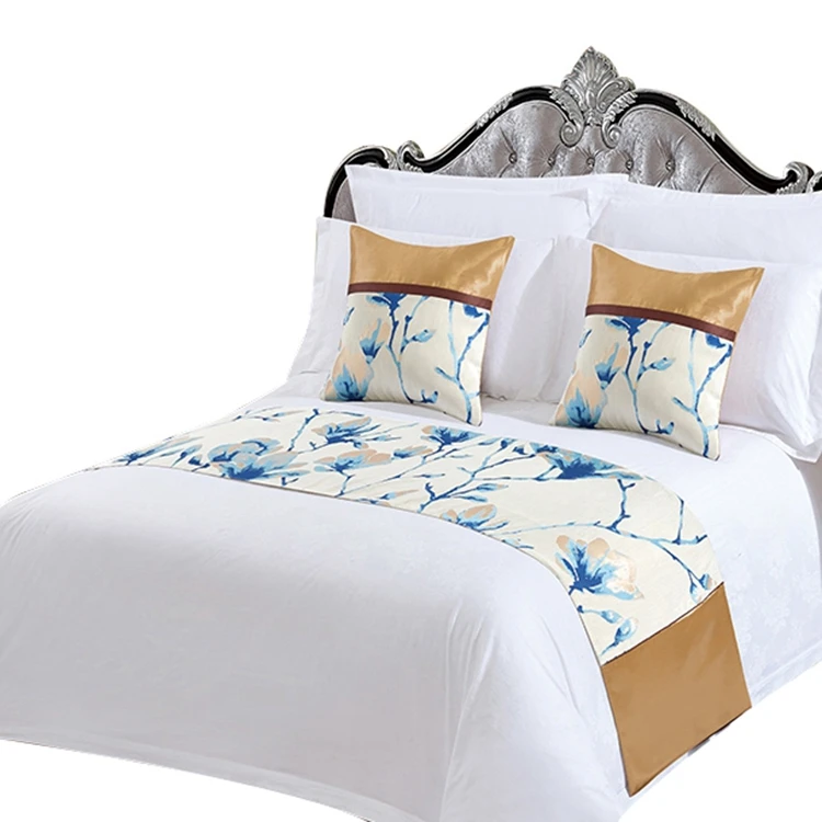 Wholesale Custom Hotel Throw Pillow And Bed Runners Yellow Buy Yellow