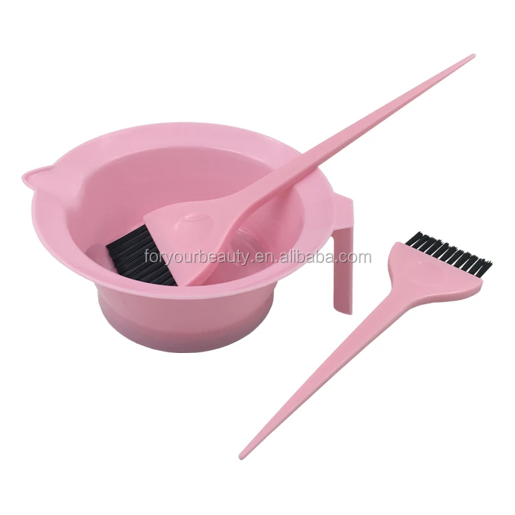 hair coloring brush and bowl set
