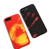 New thermal sensor phone shell Magical changing color Heat sensitive phone case for mobile phone