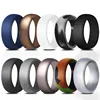 Wheel design double colors sport silicone ring protector silicone cool finger ring for men