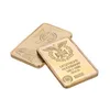 Golden eagle cross relief commemorative coin