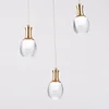 Factory Made European Contemporary kitchen dinning room dome round kitchen brushed nickel rose gold pendant lights
