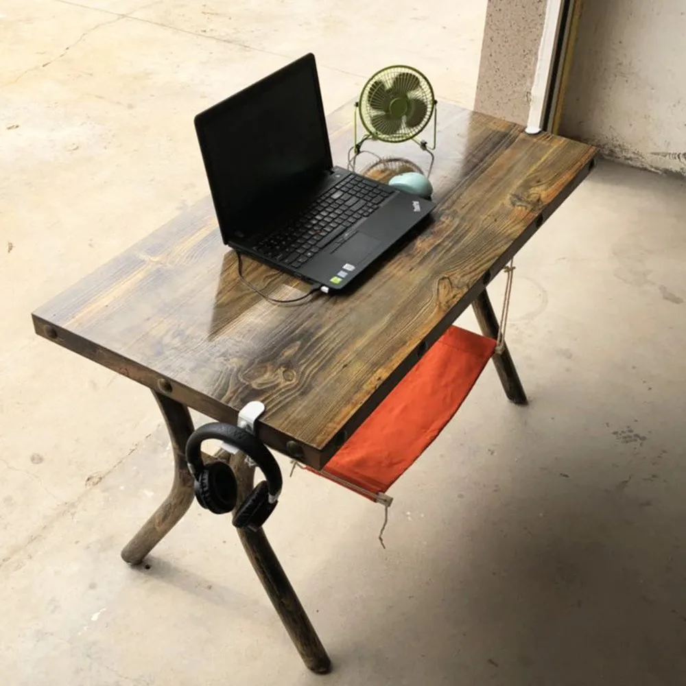 Upgrade Hooks Office Portable Desk Hammock Foot Rest Handing Swing