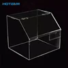 custom clear plastic acrylic candy storage display box in the supermarket