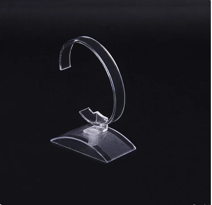 

Good Quality Tabletop Show Clear View Holder Plastic Wrist Watch Display Stand Rack